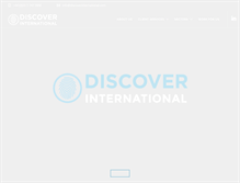 Tablet Screenshot of discoverinternational.com